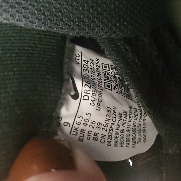 Womens Nike ReactX Infinity 4 Running Shoes Size 9 Vintage Green Jade Horizon - Picture 13 of 16